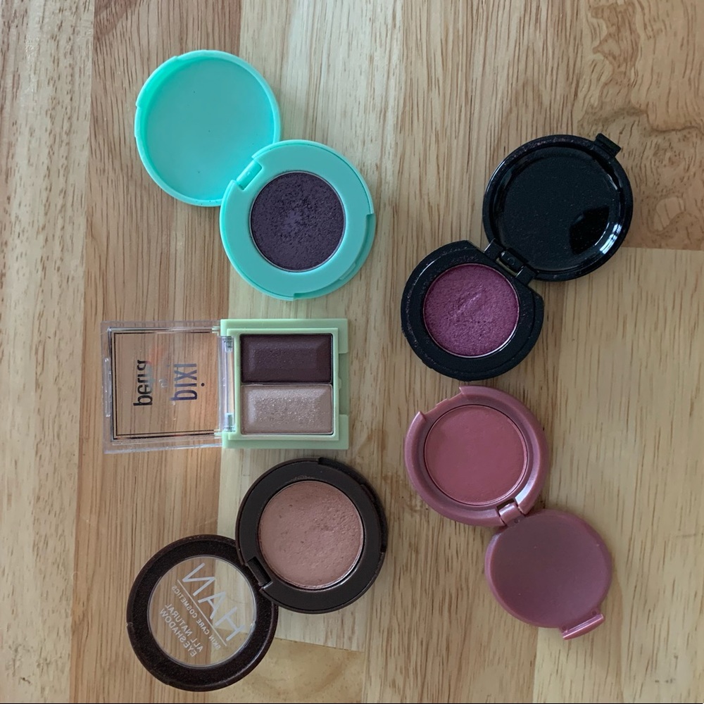 5 pink purple eyeshadows Nomad Winky Lux Pixie IBY